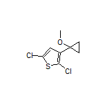 2,5-Dichloro-3-(1-methoxycyclopropyl)thiophene