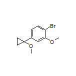 1-Bromo-2-methoxy-4-(1-methoxycyclopropyl)benzene