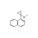 1-(1-Methoxycyclopropyl)isoquinoline