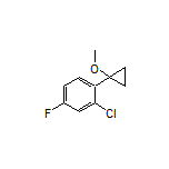 2-Chloro-4-fluoro-1-(1-methoxycyclopropyl)benzene