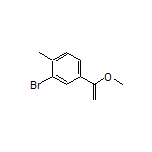 2-Bromo-4-(1-methoxyvinyl)-1-methylbenzene