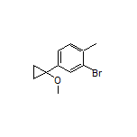 2-Bromo-4-(1-methoxycyclopropyl)-1-methylbenzene