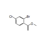 2-Bromo-4-chloro-1-(1-methoxyvinyl)benzene