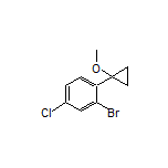 2-Bromo-4-chloro-1-(1-methoxycyclopropyl)benzene