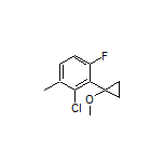 2-Chloro-4-fluoro-3-(1-methoxycyclopropyl)-1-methylbenzene