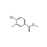 1-Chloro-4-(1-methoxyvinyl)-2-methylbenzene