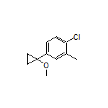 1-Chloro-4-(1-methoxycyclopropyl)-2-methylbenzene