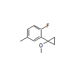 1-Fluoro-2-(1-methoxycyclopropyl)-4-methylbenzene