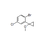 1-Bromo-4-chloro-2-(1-methoxycyclopropyl)benzene