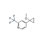 4-(1-Methoxycyclopropyl)-2-(trifluoromethyl)pyridine