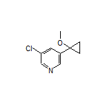 3-Chloro-5-(1-methoxycyclopropyl)pyridine