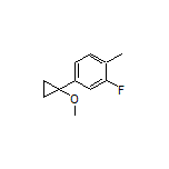 2-Fluoro-4-(1-methoxycyclopropyl)-1-methylbenzene