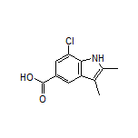 7-Chloro-2,3-dimethyl-1H-indole-5-carboxylic Acid