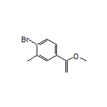 1-Bromo-4-(1-methoxyvinyl)-2-methylbenzene