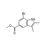 Methyl 7-Bromo-2,3-dimethyl-1H-indole-5-carboxylate