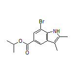 Isopropyl 7-Bromo-2,3-dimethyl-1H-indole-5-carboxylate