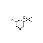 3-Fluoro-5-(1-methoxycyclopropyl)pyridine