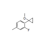 2-Fluoro-1-(1-methoxycyclopropyl)-4-methylbenzene