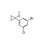 1-Bromo-3-chloro-5-(1-methoxycyclopropyl)benzene