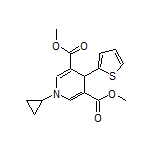 Dimethyl 1-Cyclopropyl-4-(2-thienyl)-1,4-dihydropyridine-3,5-dicarboxylate