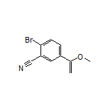 2-Bromo-5-(1-methoxyvinyl)benzonitrile