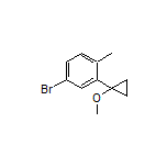 4-Bromo-2-(1-methoxycyclopropyl)-1-methylbenzene