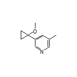 3-(1-Methoxycyclopropyl)-5-methylpyridine