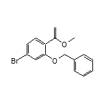 2-(Benzyloxy)-4-bromo-1-(1-methoxyvinyl)benzene