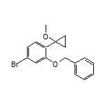 2-(Benzyloxy)-4-bromo-1-(1-methoxycyclopropyl)benzene