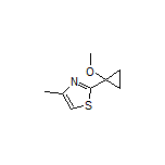 2-(1-Methoxycyclopropyl)-4-methylthiazole