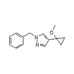 1-Benzyl-4-(1-methoxycyclopropyl)-1H-pyrazole