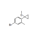 4-Bromo-1-(1-methoxycyclopropyl)-2-methylbenzene