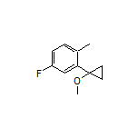 4-Fluoro-2-(1-methoxycyclopropyl)-1-methylbenzene