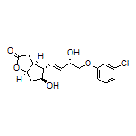 (3aS,4S,5S,6aR)-4-[(S,E)-4-(3-Chlorophenoxy)-3-hydroxy-1-buten-1-yl]-5-hydroxyhexahydro-2H-cyclopenta[b]furan-2-one