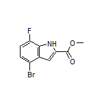 Methyl 4-Bromo-7-fluoroindole-2-carboxylate