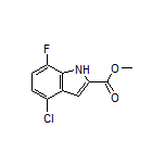 Methyl 4-Chloro-7-fluoroindole-2-carboxylate