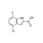 4-Chloro-7-fluoroindole-2-carboxylic Acid