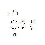 4-Chloro-7-(trifluoromethyl)indole-2-carboxylic Acid