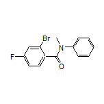 2-Bromo-4-fluoro-N-methyl-N-phenylbenzamide