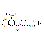 (R)-[3-(Boc-amino)-1-piperidyl][3-methoxy-4-(methylamino)-5-nitrophenyl]methanone