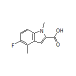 5-Fluoro-1,4-dimethylindole-2-carboxylic Acid