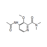 4-Acetamido-3-methoxy-N,N-dimethylpyridine-2-carboxamide