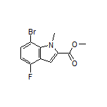 Methyl 7-Bromo-4-fluoro-1-methylindole-2-carboxylate