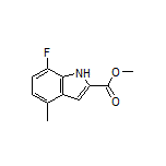 Methyl 7-Fluoro-4-methylindole-2-carboxylate