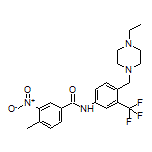 N-[4-[(4-Ethyl-1-piperazinyl)methyl]-3-(trifluoromethyl)phenyl]-4-methyl-3-nitrobenzamide