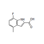 7-Fluoro-4-methylindole-2-carboxylic Acid