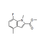 Methyl 7-Fluoro-1,4-dimethylindole-2-carboxylate