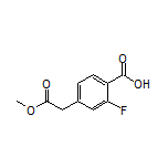 2-Fluoro-4-(2-methoxy-2-oxoethyl)benzoic Acid