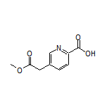 5-(2-Methoxy-2-oxoethyl)pyridine-2-carboxylic Acid