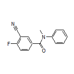 3-Cyano-4-fluoro-N-methyl-N-phenylbenzamide